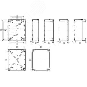 ПЛАСТ.КОРОБКА ABS 291x241x88 | NSYTBS29248 | Schneider Electric - фото 4