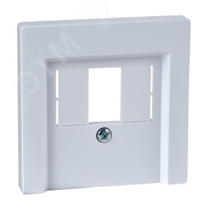 Накладка для телекоммуникационной розетки белая (MTN296025) 3
