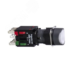 КНОПКА 16ММ 12-24В БЕЛАЯ XB6AW1B5B | XB6AW1B5B | Schneider Electric - фото 3