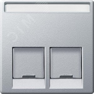 Центральная плата для розетки алюминий (MTN466560) - Schneider Electric