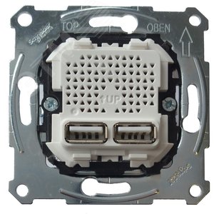 USB розетка (2x1,05А) механизм (MTN4366-0100)