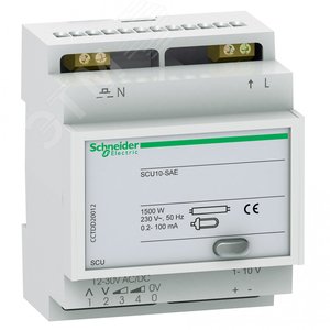 ДИММЕР SCU10-SAE 4 ВХОДА | CCTDD20012 | Schneider Electric - фото 3