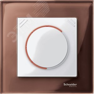 Рамка 1 пост стеклянная махагон (MTN4010-3215)