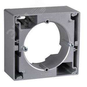 Sedna Коробка 1 пост для открытого монтажа алюминий (SDN6100160) - Schneider Electric