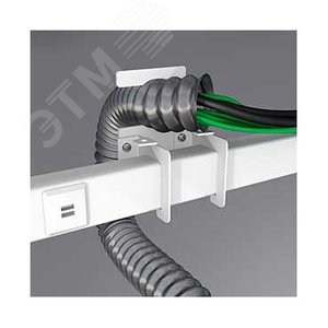 КРЕПЛЕНИЕ ГОФРОТРУБЫ К ШИНОПРОВОДУ 6