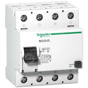 ДИФФ.ВЫКЛ.НАГР. ID 4П 40A 300mA-S B-ТИП - Schneider Electric