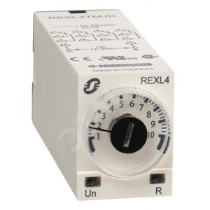 РЕЛЕ-ТАЙМЕР СЪЁМНОЕ =12В, 4 CO, 5А | REXL4TMJD | Schneider Electric - Schneider Electric