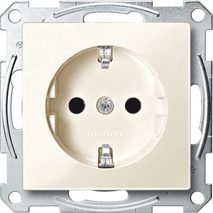 Механизм розетки Schuko бежевый (MTN2300-0344) - фото 2