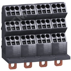 Колодка распределительная POLYBLOC, 250 A, 4      ПОЛЮСА (LVS04034) - Schneider Electric