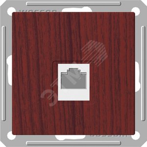 W59 Розетка х1 комп скр в/рамку (мор дуб) - Schneider Electric