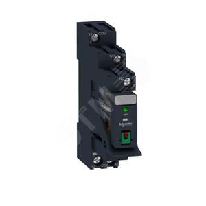 Комплект из реле, колодки, скобы, маркировки, варистора, 10А, ~24В (RXG12B7PV) - Schneider Electric