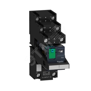 Комплект из реле, колодки, скобы, маркировки, 2С/О, 12А, =24В - Schneider Electric