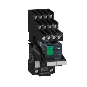 КОМПЛ.:РЕЛЕ,КОЛ.,4С/О,=24В,6А,МАРК,СК. | RXM4AB2BDPVS | Schneider Electric - Schneider Electric