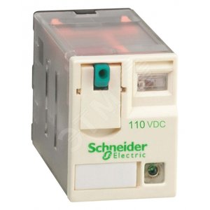 РЕЛЕ 4 CO СВТД СЛАБОТОЧН 110В ПОСТ ТОКА | RXM4GB2FD | Schneider Electric - Schneider Electric