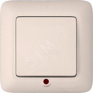 ПРИМА Выкл-ль 1кл скр.с инд. (слон.кость) - Schneider Electric