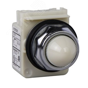 СИГН. ЛАМПА, 120В, 30 ММ | 9001KP38LWW9 | Schneider Electric 2