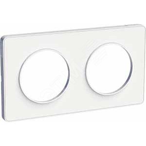 Odace Белый Рамка 2-ая | S52P804 | Schneider Electric - Schneider Electric