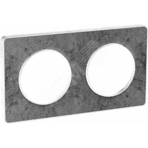 ODACE Рамка 2 поста морской камень