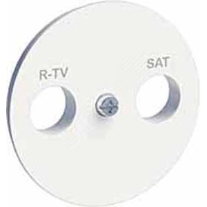 Odace Белый Накладка R-TV/SAT | S52R441 | Schneider Electric - Schneider Electric