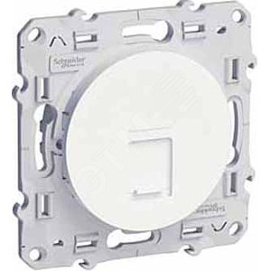 Odace Белый Розетка компьютерная RJ45 кат.5Е UTP infraplus | S52R471 | Schneider Electric - Schneider Electric