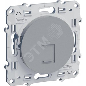 Odace Алюминий Розетка компьютерная RJ45 кат.5Е UTP infraplus | S53R471 | Schneider Electric - Schneider Electric