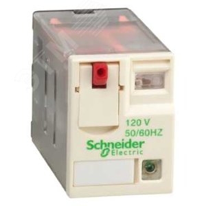 РЕЛЕ 4 CO СВЕТОДИОД 120В ПЕРЕМ ТОКА | RXM4AB2F7 | Schneider Electric - фото 8