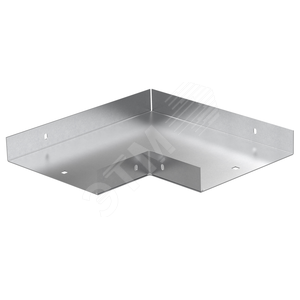 Поворот горизонтальный 90 гр.W10-400 оцинкованный