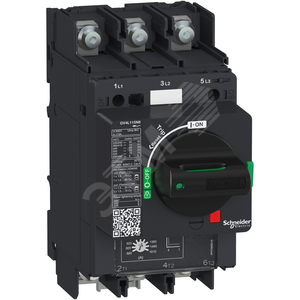 Выключатель автоматический GV4L магнитный расцепитель 3.5A 50kA зажим под кольцевой наконечник