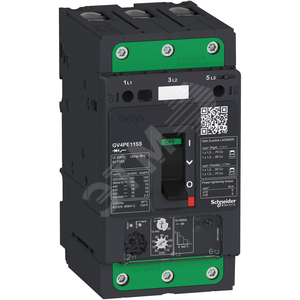 АВТ.ВЫКЛ GV4PE С КОМБИНИРОВАННЫМ РАСЦЕПИТЕЛЕМ 25A 50kA ЗАЖИМ EVERLINK | GV4PE25N | Schneider Electric - Schneider Electric