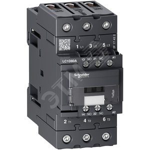 Контактор 3P EVERLINK AC3 440В 80A катушка управления 480В AC 50/60ГЦ - Schneider Electric
