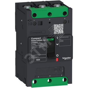 3П ВЫКЛ.-РАЗЪЕД. NSXm 160NA каб.наконеч./шины | LV426652 | Schneider Electric - Schneider Electric