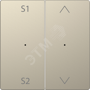 D-Life PlusLink КЛАВИША 2-ная с S1/S2, вх/вз, САХАРА, SD | MTN5227-6033 | Schneider Electric - Schneider Electric