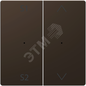 Клавиша D-Life PlusLink 2-ная с S1/S2 вх/вз мокко SD