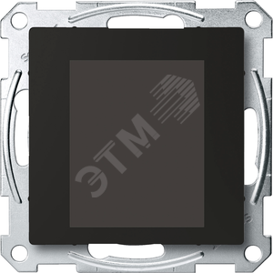 SM, KNX сенсорный выключатель с термостатом Multitouch Pro, чёрный | MTN6215-0310 | Schneider Electric