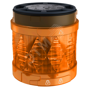 СВЕТОВ.МОДУЛЬ, ОРАНЖ.,МИГАЮЩ., 24В | XVUC45 | Schneider Electric