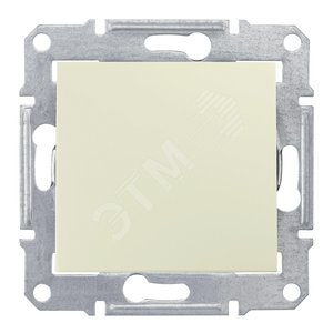 Sedna Перекл 1кл IP44 в рамку беж сх.6 - Schneider Electric