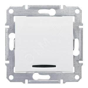 Sedna Перекл 1кл с инд в рамку бел сх.6 - Schneider Electric