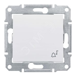 Sedna Выключатель звонок IP44 в рамку белый (SDN0800321) - Schneider Electric