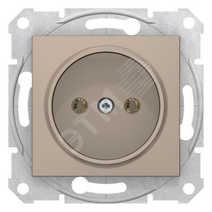 Розетка SEDNA 16А без заземляющих контактов, без шторок, быстрозажимные клеммы, титан - Schneider Electric