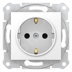 SEDNA РОЗЕТКА 16А c з/к, со шторками, быстрозажимные клеммы,  БЕЛАЯ (SDN3001721)