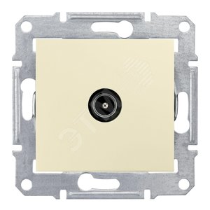 Sedna Розетка TV прох 8dB в рамку беж - Schneider Electric