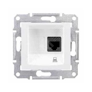 Sedna Белый Розетка компьютерная 1-ая RJ45 кат. 5e UTP | SDN4300121 | Schneider Electric - Schneider Electric