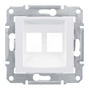 АДАПТЕР ДЛЯ КОННЕКТОРОВ АМР ДВОЙНОЙ БЕЛ - Schneider Electric