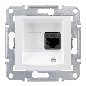 Sedna Белый Розетка компьютерная 1-ая RJ45 кат. 5e STP | SDN4500121 | Schneider Electric - Schneider Electric