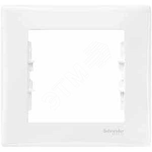 Sedna Рамка х1 бел - Schneider Electric