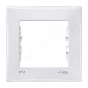Sedna Рамка х1 бел IP44 new - Schneider Electric