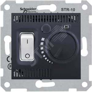 Sedna Графит Термостат комнатный 10А | SDN6000170 | Schneider Electric - Schneider Electric