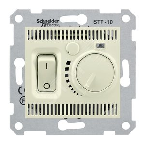 Sedna Бежевый Регулятор теплого пола 10А | SDN6000347 | Schneider Electric - Schneider Electric