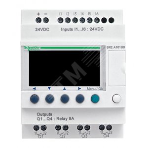 ZELIO LOGIC РЕЛЕ КОМПАКТ 10ВХ/ВЫХ ~240В | SR2A101FU | Schneider Electric - Schneider Electric
