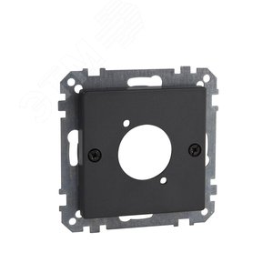 Центральная плата для розетки с разъемом XLR антрацит 4